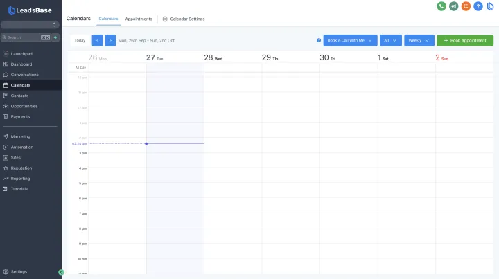 Captura LeadsBase.app