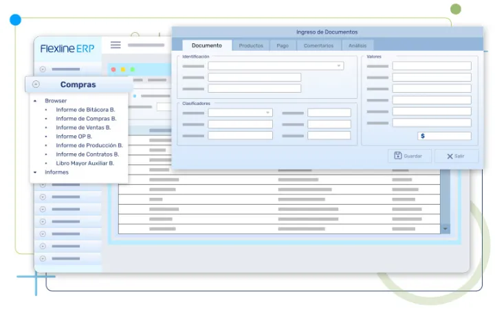 Captura Flexline ERP