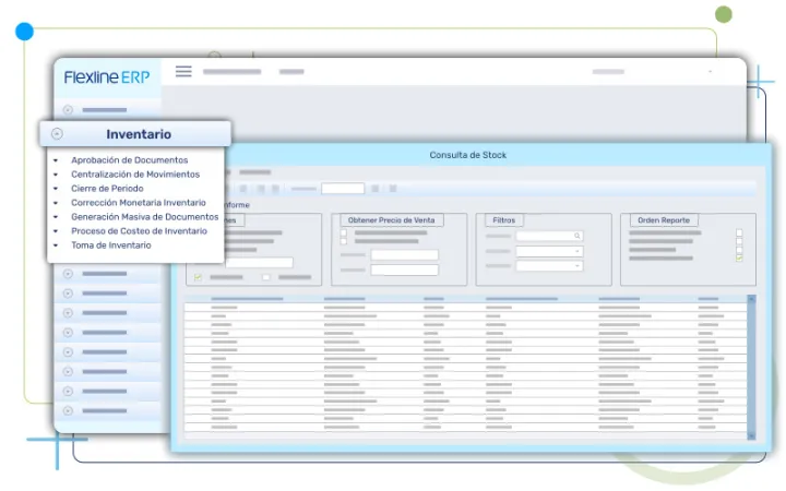 Captura Flexline ERP