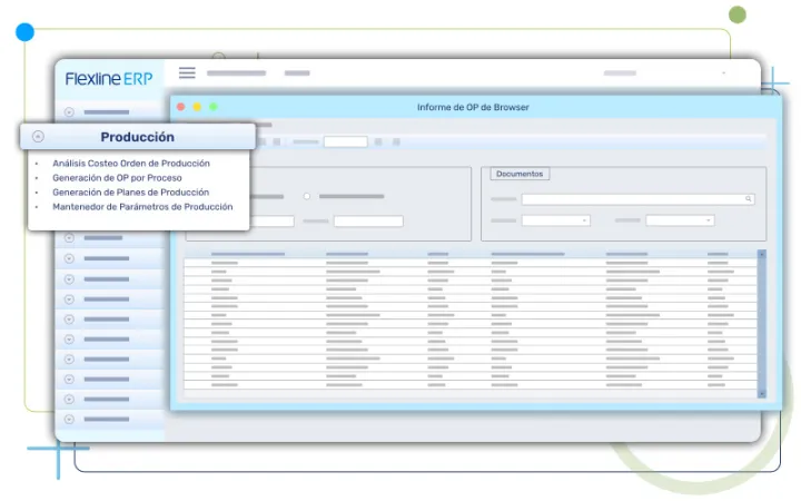 Captura Flexline ERP