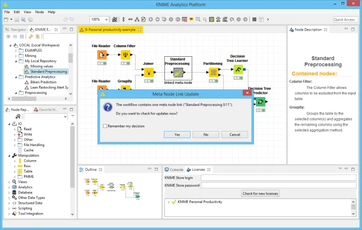 Captura KNIME Analytics Platform