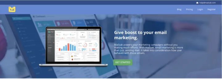 Captura MailZak Email Marketing