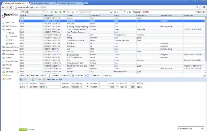 Captura ReadyDesk Help Desk