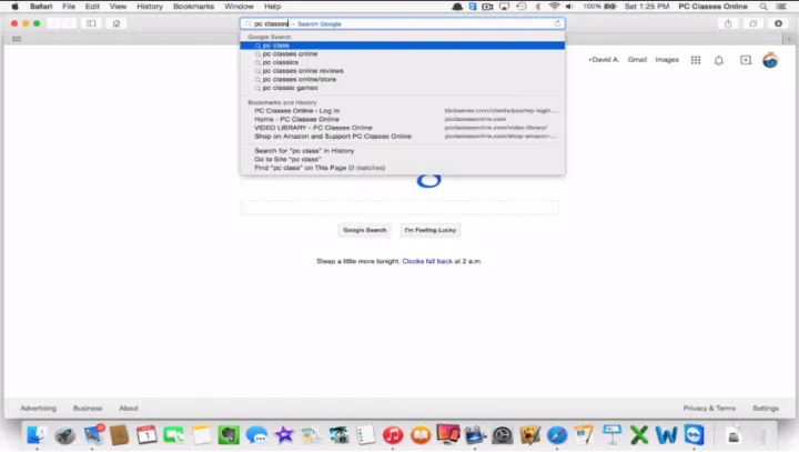 Captura Apple Safari