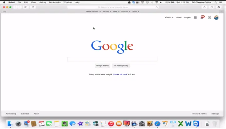 Captura Apple Safari
