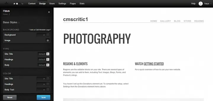 Captura LightCMS