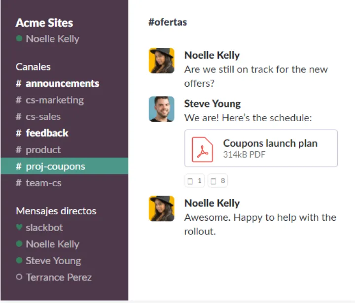 Captura Slack Software