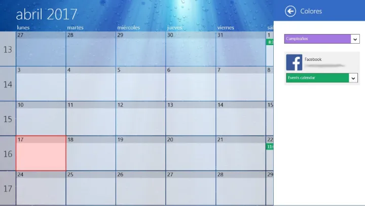 Captura One Calendar