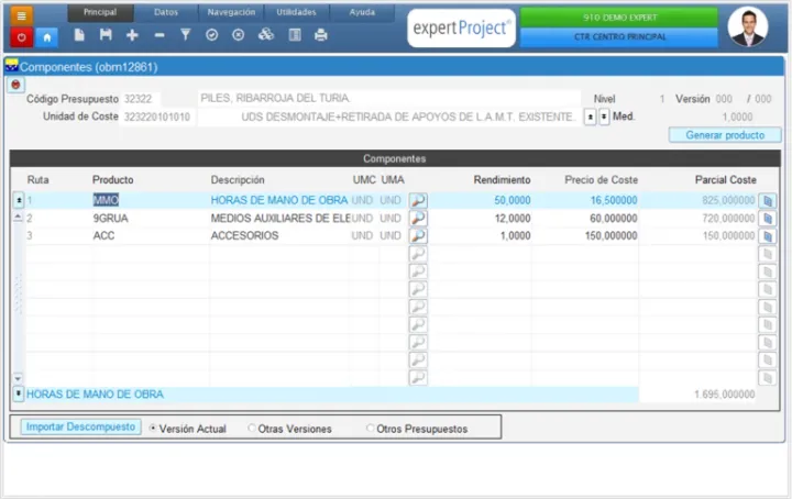 Captura Expert Project ERP