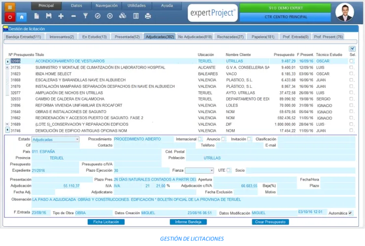 Captura Expert Project ERP