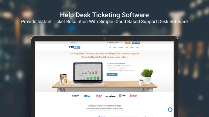 Captura ProProfs Help Desk