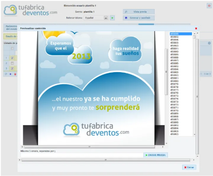 Captura Tu Fábrica de Eventos
