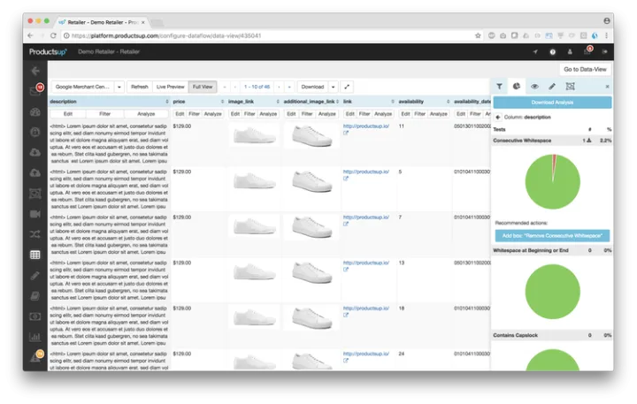 Captura Productsup