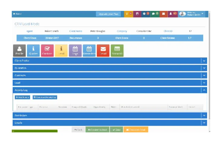 Captura Osmos Cloud CRM