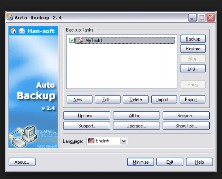 Captura Han-Soft Automatic Backup