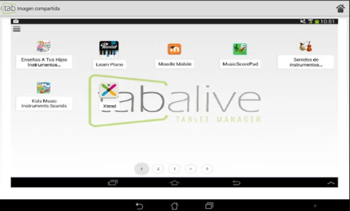 Captura Tabalive Gestión de Aula