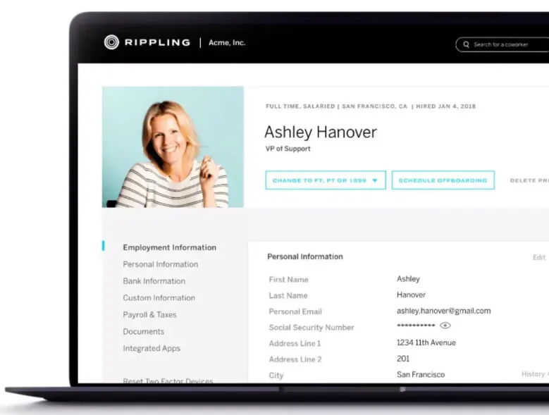 Integrated HR, Payroll, Benefits administration and Workers Compensation Software
