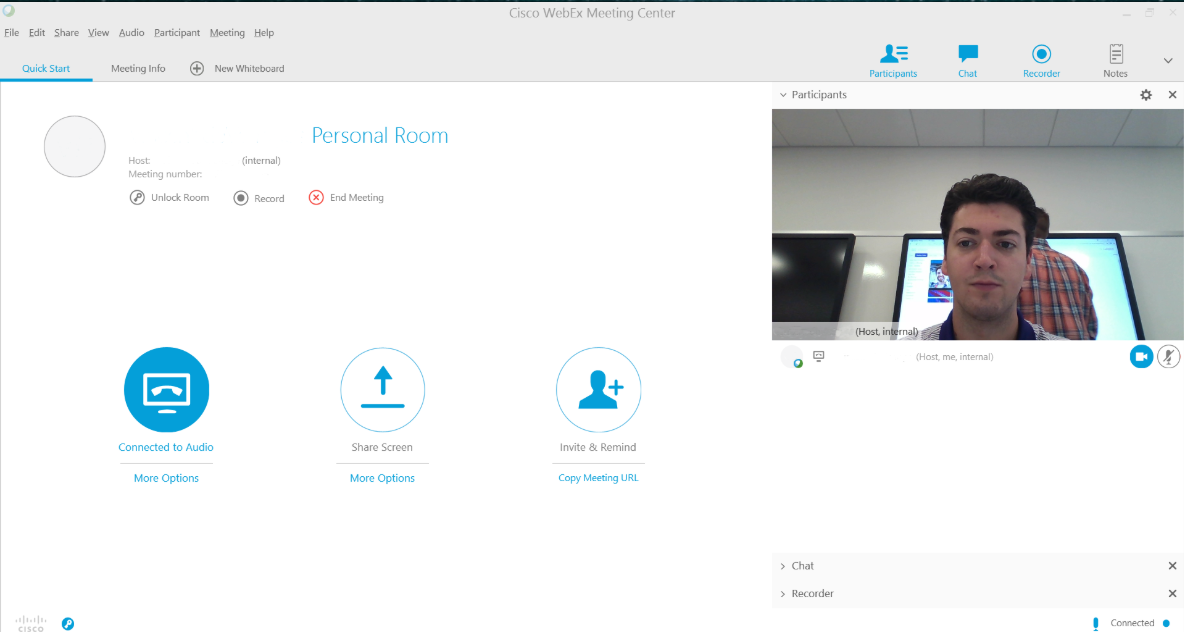 WebEx Meeting Center