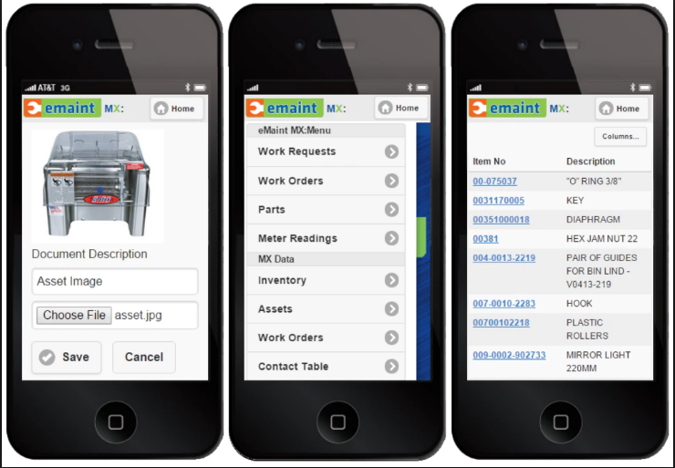eMaint MX Móvil CMMS